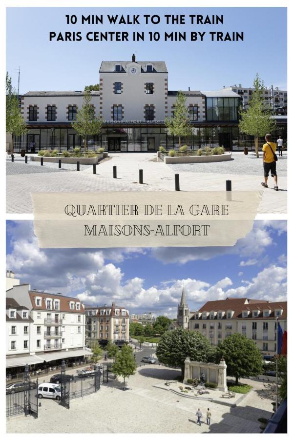 Chambre 4, Calme, 1 Station De Paris Maisons-Alfort Luaran gambar